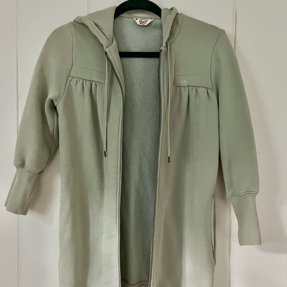 Original Penguin gray hoodie jacket